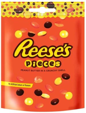 A Reese’s Pieces Peanut Butter Pouch from Harrisons Direct