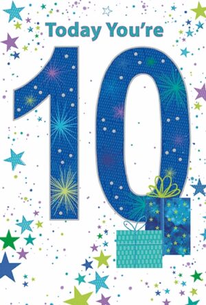 Wholesale Birthday Card Age 10 Boy - Word Play By Simon Elvin from Harrisons Direct