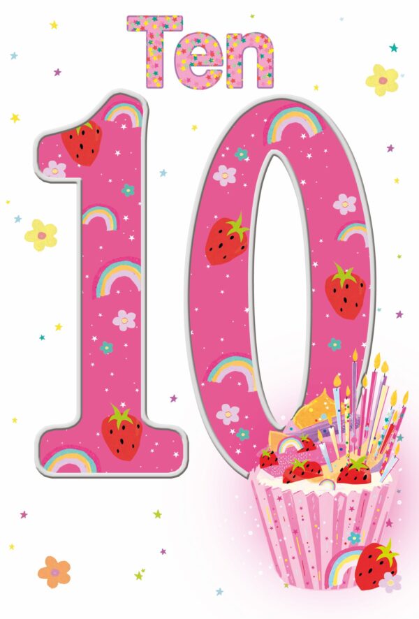 Wholesale Birthday Card Age 10 Girl - Word Play By Simon Elvin from Harrisons Direct