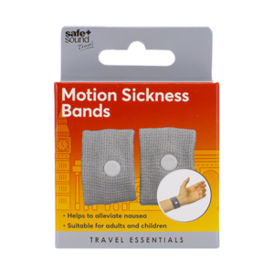 Safe Sound Motion Sickness Bands Twin Pack from Harrisons Direct