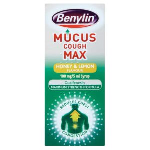 Benylin Mucus Cough Max Honey Lemon 150ml from Harrisons Direct