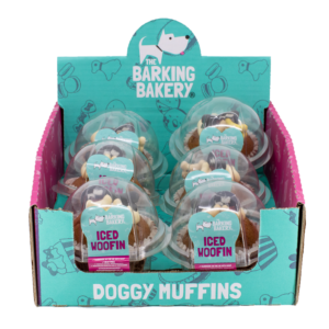 The Barking Bakery Iced Vanilla Woofin CDU from Harrisons Direct