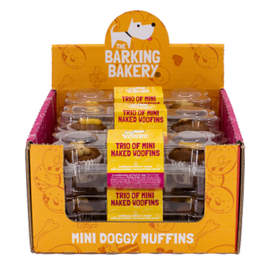 The Barking Bakery Trio Mini Uniced Woofins from Harrisons Direct