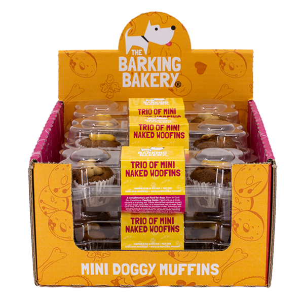 The Barking Bakery Trio Mini Uniced Woofins from Harrisons Direct