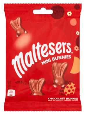 Maltesers Easter Mini Bunnies Bags 58g from Harrisons Direct