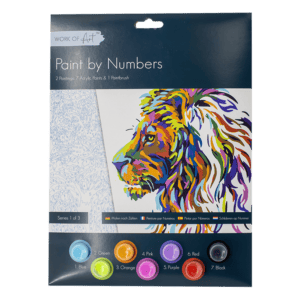 Paint By Numbers Adult 3 Designs from Harrisons Direct