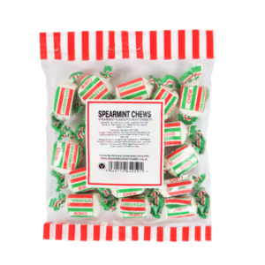 Monmore Spearmint Chews Bag 140g from Harrisons Direct