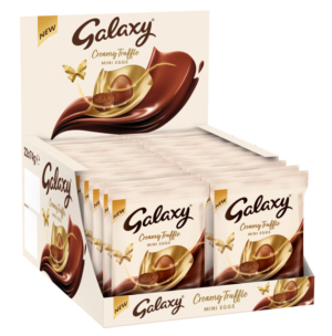 Galaxy Truffle Easter Mini Eggs Bag 74g from Harrisons Direct