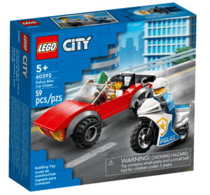 LEGO 60392 City Police Police Bike Car Chase set from Harrisons Direct