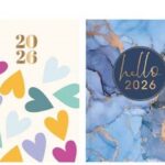 Wholesale 2026 Diary A5 Week To View 8 Assorted Designs from Harrisons Direct