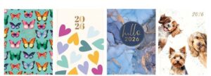 Wholesale 2026 Diary A5 Week To View 8 Assorted Designs from Harrisons Direct