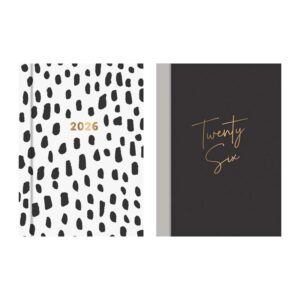 Wholesale 2026 Diary Pocket Week To View Monochrome from Harrisons Direct