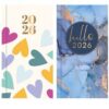 2026 Diary Slim Week To View 8 Assorted Designs