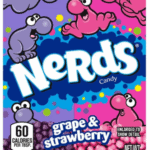 A box of Nerds Grape and Strawberry from Harrisons Direct