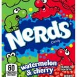 A box of Nerds Watermelon and Cherry from Harrisons Direct