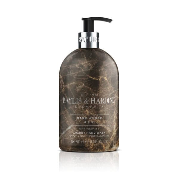 Baylis & Harding Goodness Elements Dark Amber Fig Hand Wash 500ml from Harrisons Direct