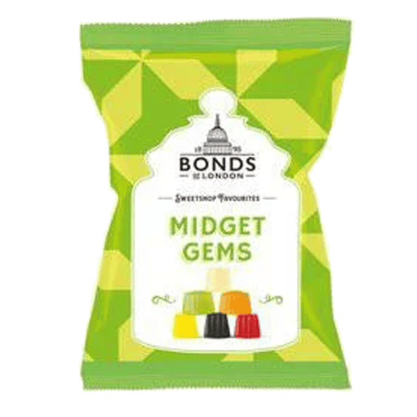 Bonds Sweetshop Favourites Midget Gems Sweet Shop 130g from Harrisons Direct