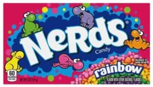 A box of Nerds Rainbow Theatre Box from Harrisons Direct