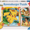 Ravensburger Pokemon 3 x 49 Piece Jigsaw Puzzle from Harrisons Direct