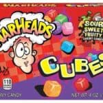 A box of Warheads Sour Chewy Cube Theatre Box from Harrisons Direct