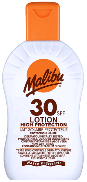 Malibu Sun Lotion SPF30 200ml Bottles