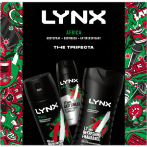 Lynx Africa Trio Gift Set from Harrisons Direct