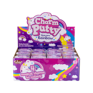 Rainbow and Unicorn Charm Putty from Harrisons Direct