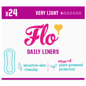 FLO Bamboo Daily Liners, Wrapped 24's from Harrisons Direct