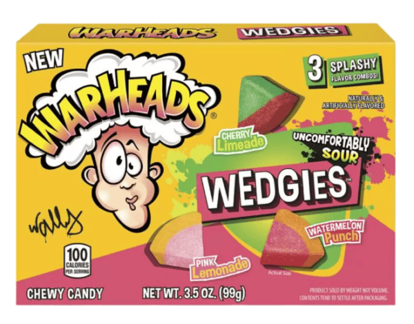 A box of Warheads Wedgies from Harrisons Direct