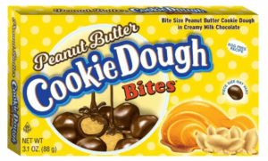 A box of Cookie Dough Bites Peanut Butter from Harrisons Direct