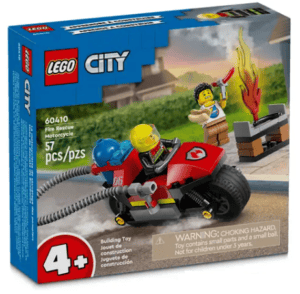 LEGO City Fire 60410 Fire Rescue Motorcycle set from Harrisons Direct