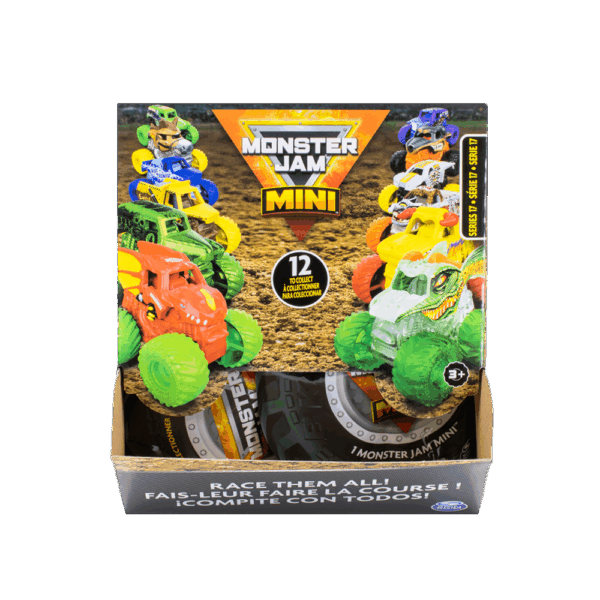 Monster Jam Mini Blindbags CDU from Harrisons Direct
