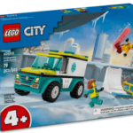 LEGO City Great Vehicles 60403 Emergency Ambulance and Snowboarder from Harrisons Direct