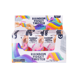 Rainbow Fidget Twister CDU from Harrisons Direct
