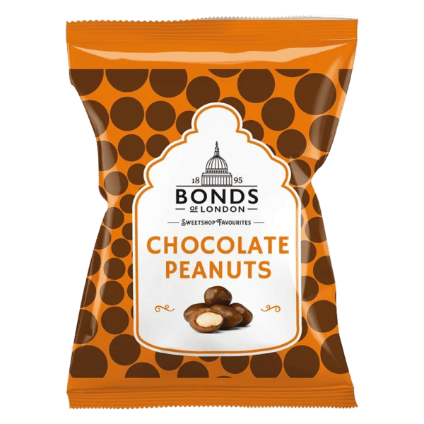 Bonds Chocolate Peanuts 75g from Harrisons Direct