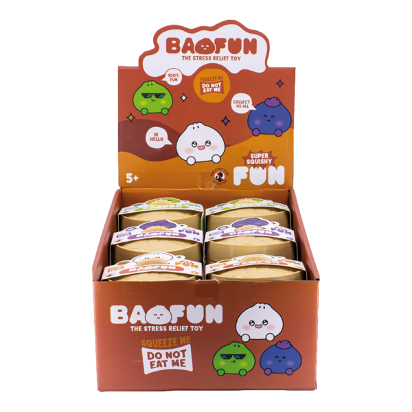 Baofun Stress Toy CDU from Harrisons Direct