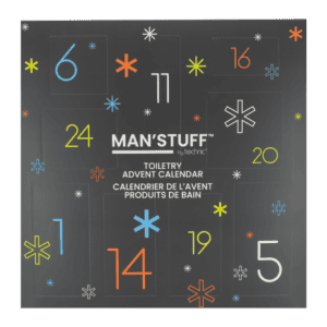 A Man'Stuff toiletry advent calendar from Harrisons Direct