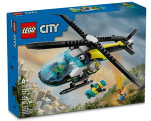 LEGO City Great Vehicles 60405 Emergency Rescue Helicopter from Harrisons Direct