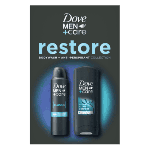 Dove Men+Care Restore Classic Duo Collection Gift Set from Harrisons Direct