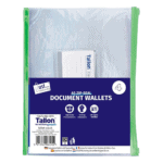 Just Stationery A5 Zip Top Document Wallets 4's from Harrisons Direct