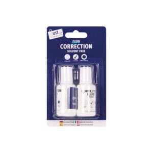 Just Stationery Bottle of Correction Fluid 2 x 13ml from Harrisons Direct