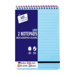 Just Stationery Neon Cover Notebook 2 Pack from Harrisons Direct