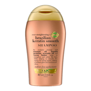 OGX Brazilian Keratin Smooth Shampoo 88ml from Harrisons Direct