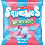 Swizzels Drumstick Squashies Bubblegum Flavour 120g bags from Harrisons Direct