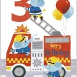 Birthday Card Age 3 Boy from Harrisons Direct