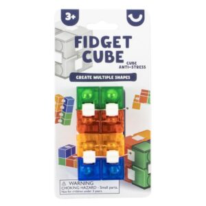 Fidget Cube in hang pack from Harrisons Direct