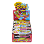 Johny Bee Dipper Worms Gummy's with Dipping Sour Gel 60g from Harrisons Direct