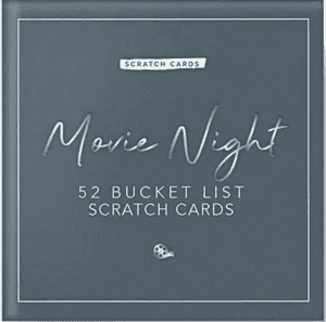 Movie Night 52 Bucket List Scratch Cards from Harrisons Direct