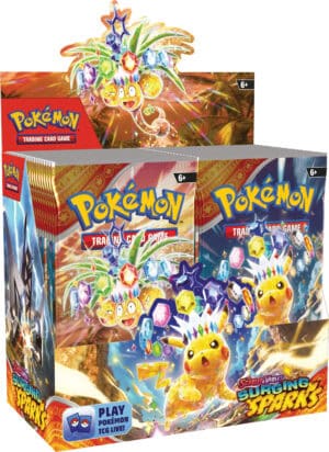 Pokemon TCG Scarlet & Violet 8 Surging Sparks in CDU from Harrisons Direct