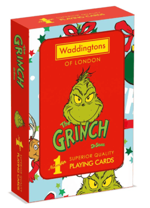 The Grinch Waddington Playing Cards from Harrisons Direct